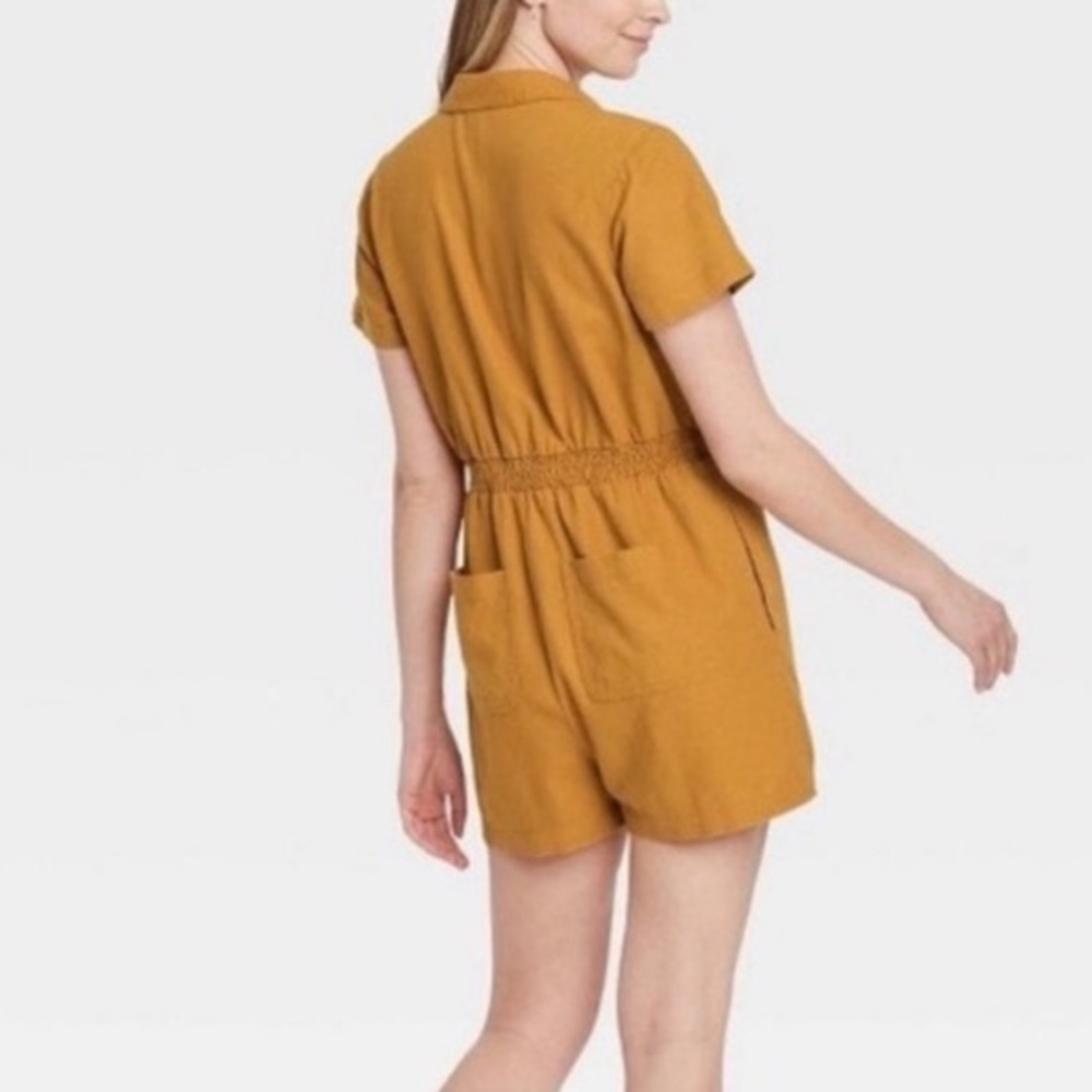 Universal Thread Mustard Jumpsuit - Picture 2 of 3